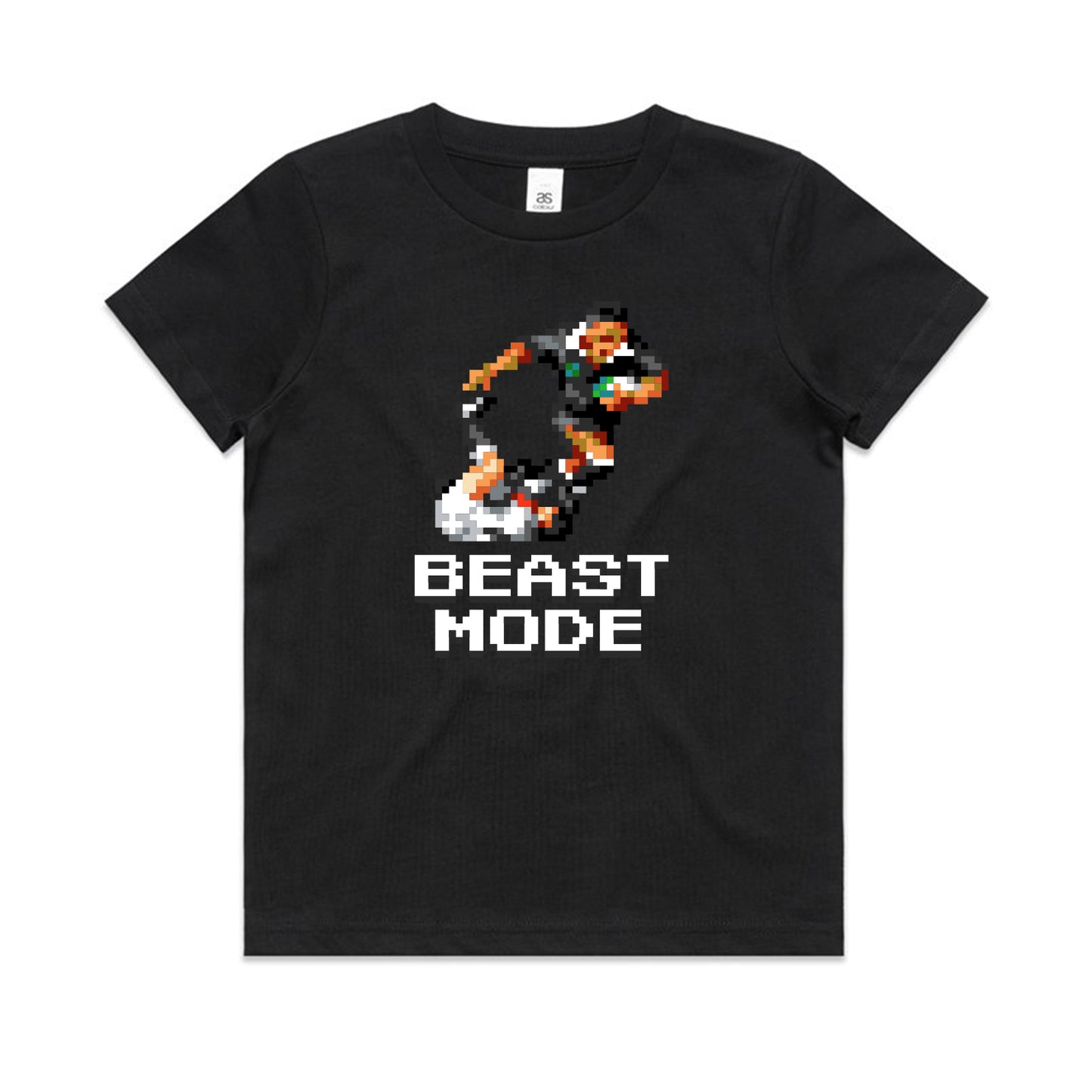 Beast Mode rugby black t-shirt kids