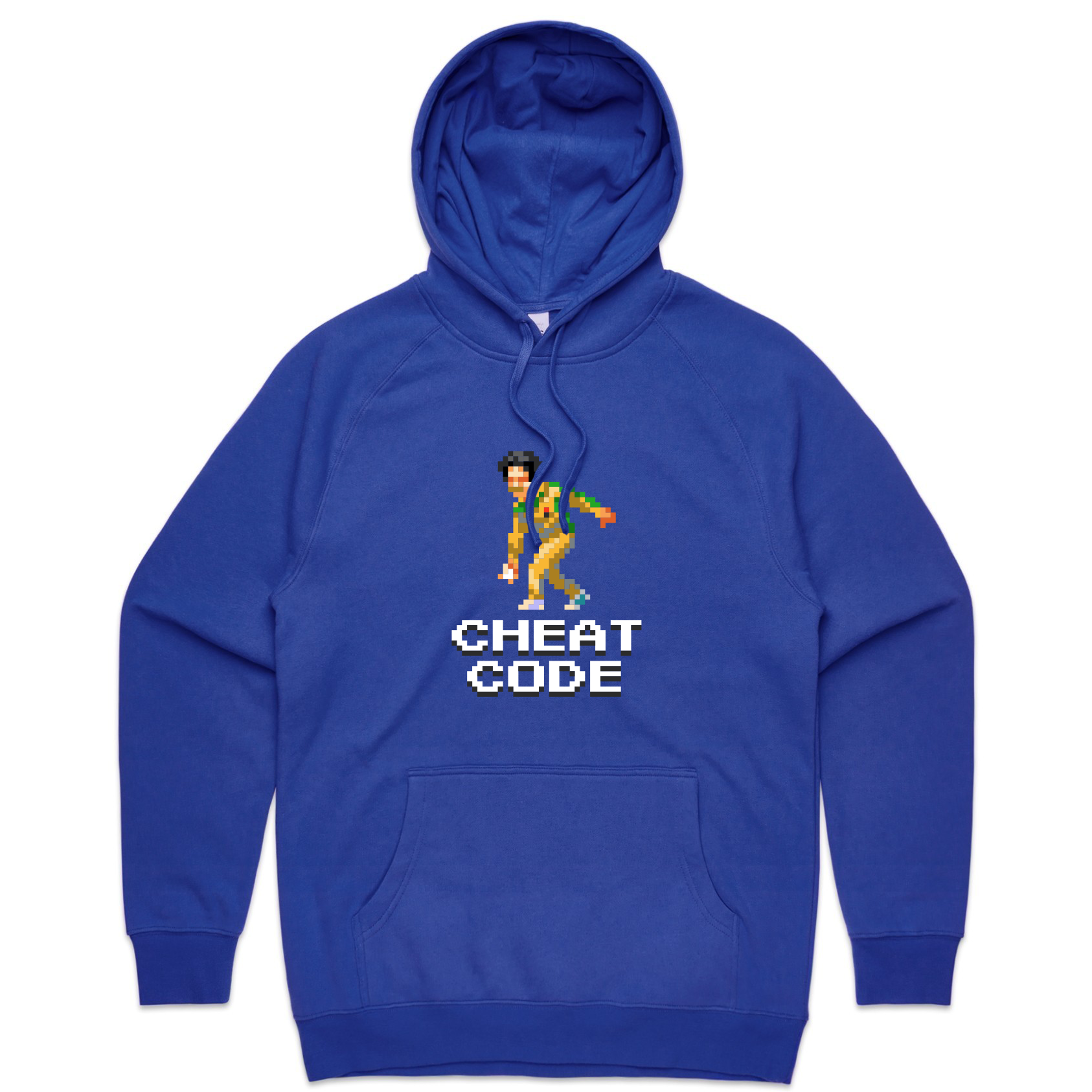 Cheat Code cricket blue hoodie