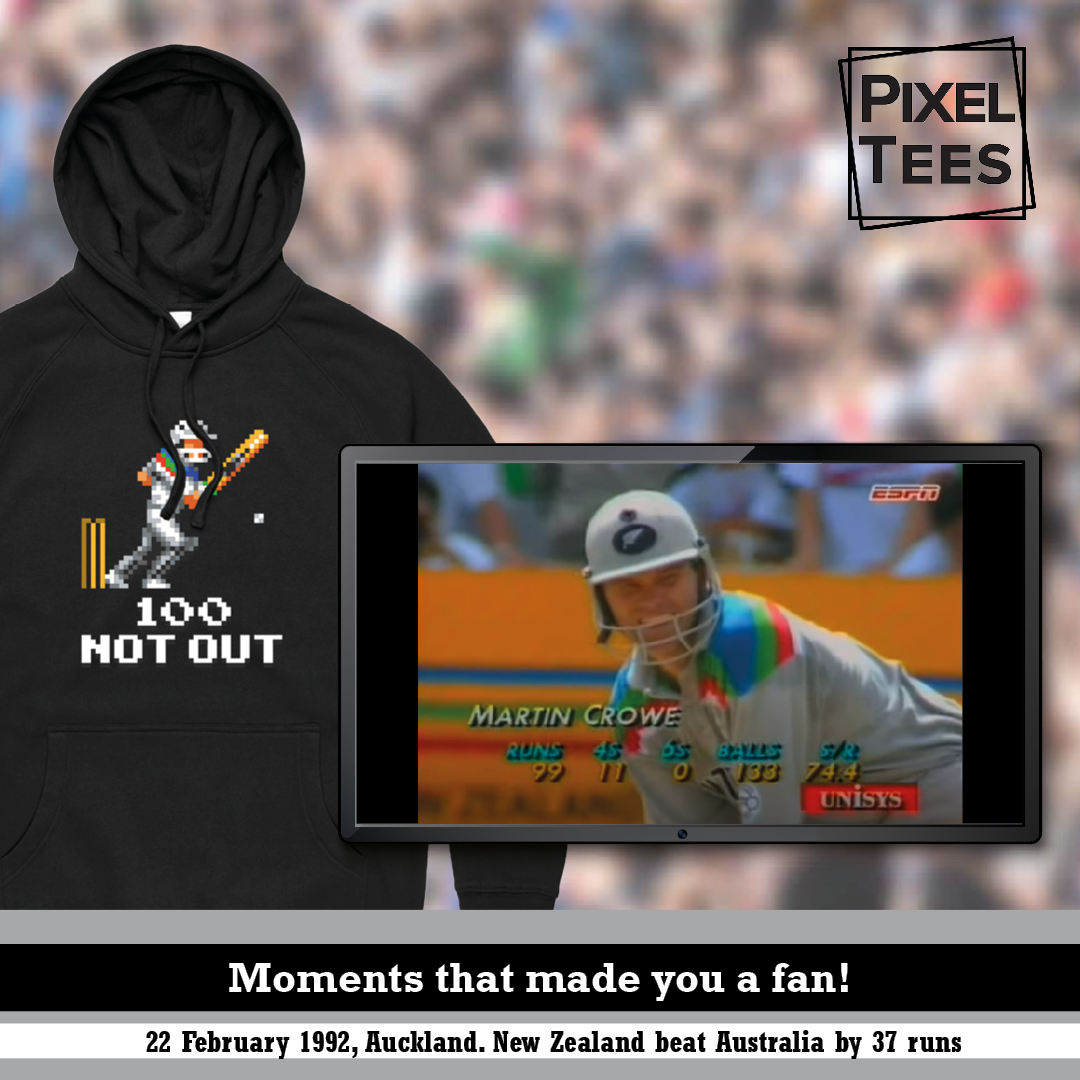 100 Not Out Hoodie - Martin Crowe 1992
