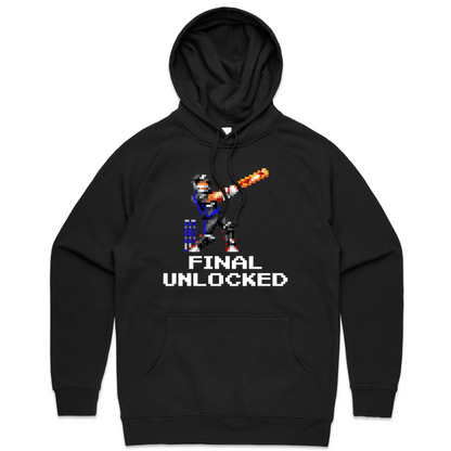 Final Unlocked cricket black hoodie