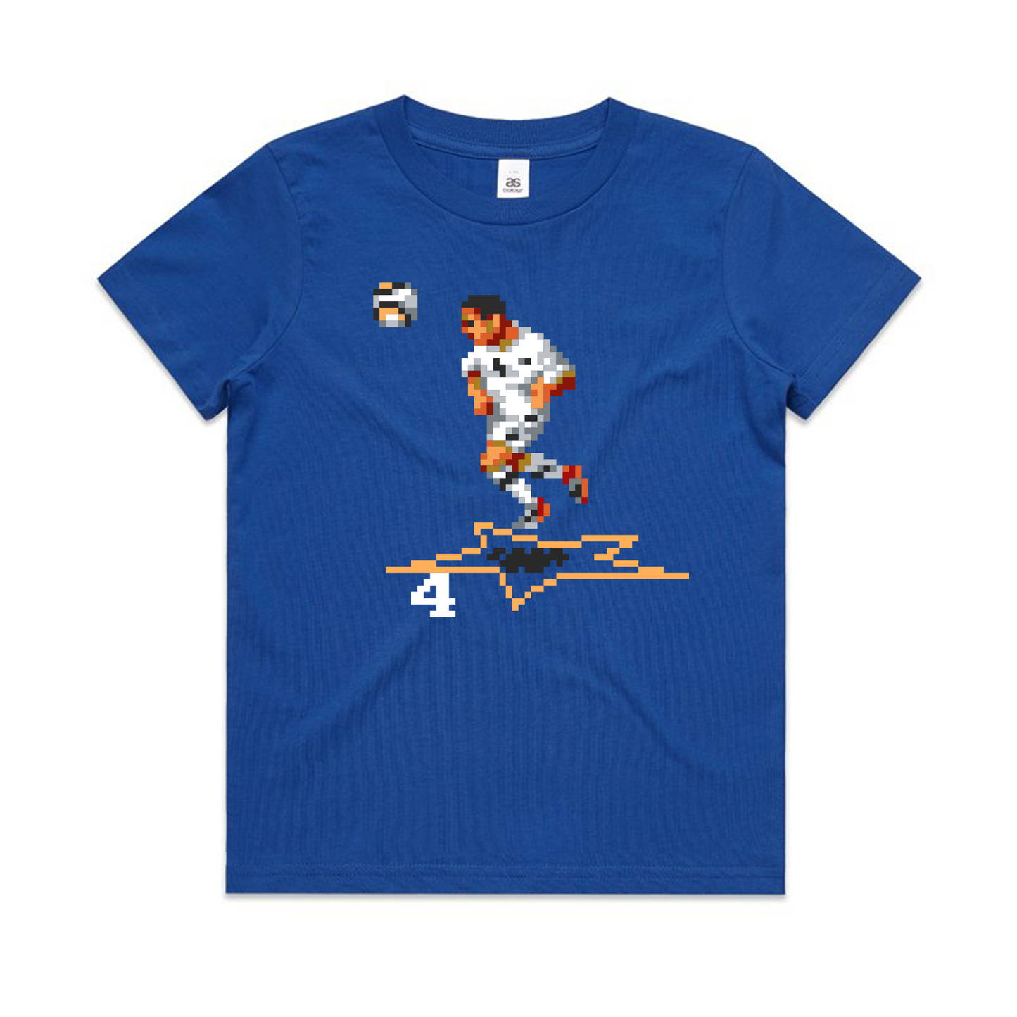 Goal! football/soccer blue t-shirt kids