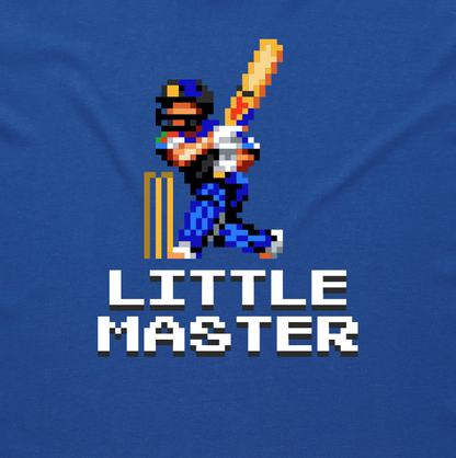 Little Master cricket t-shirt artwork